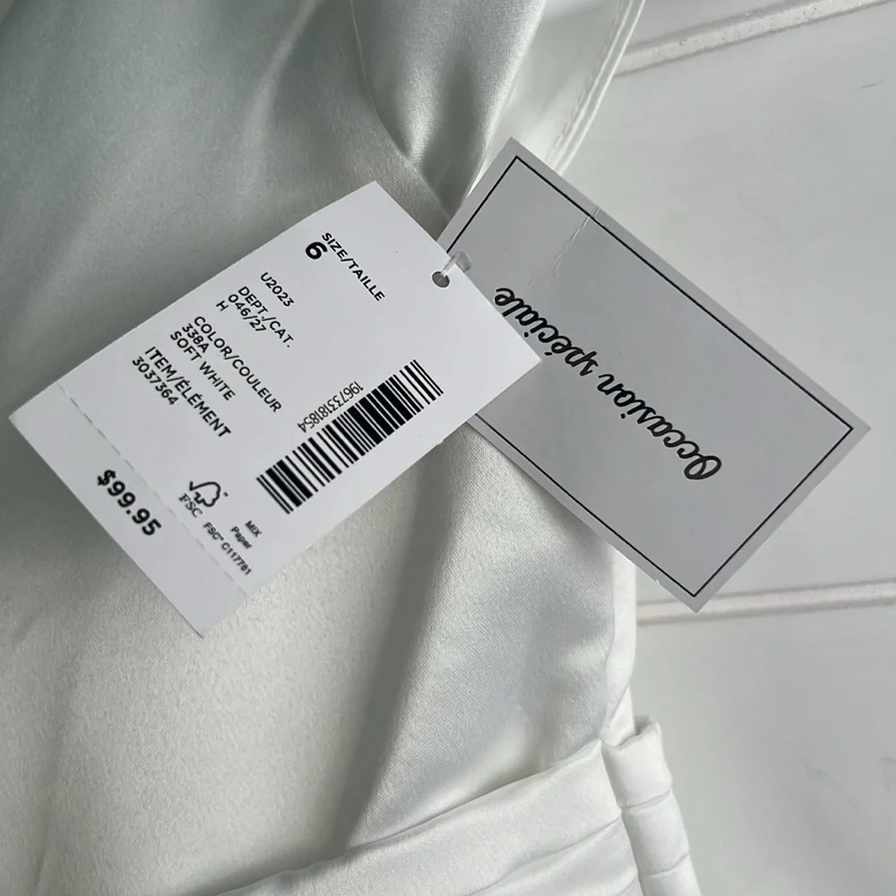 Gymboree girls size 6 nwt special occasion dress white A376